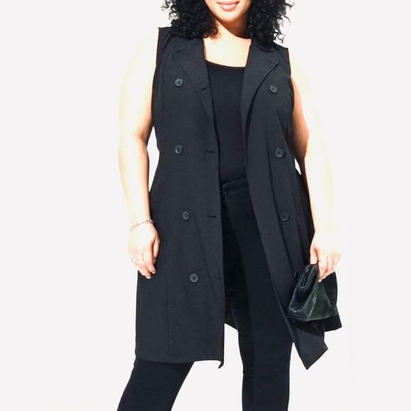 torrid Jackets & Blazers - 🆕🌺TORRID STUDIO Crepe Jersey Trench Vest🌺